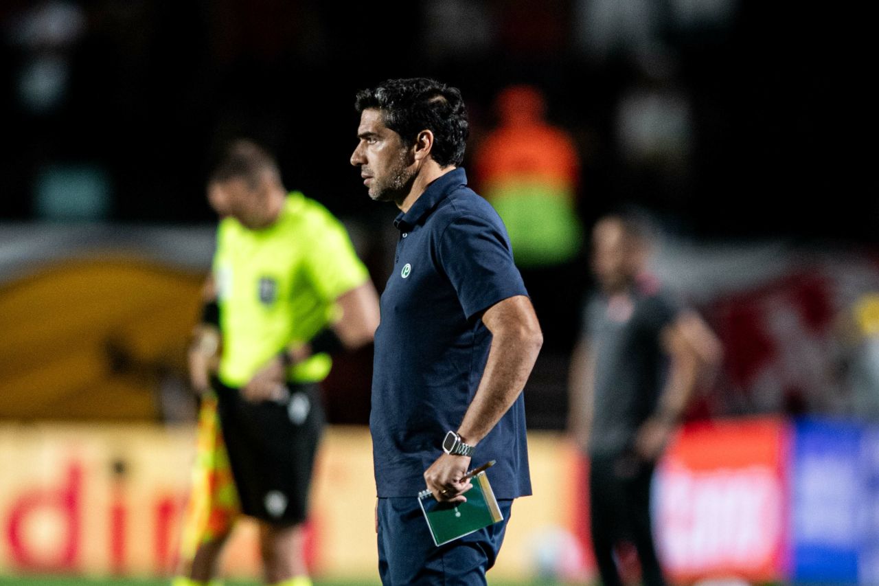 Abel Ferreira em entrevista coletiva após partida