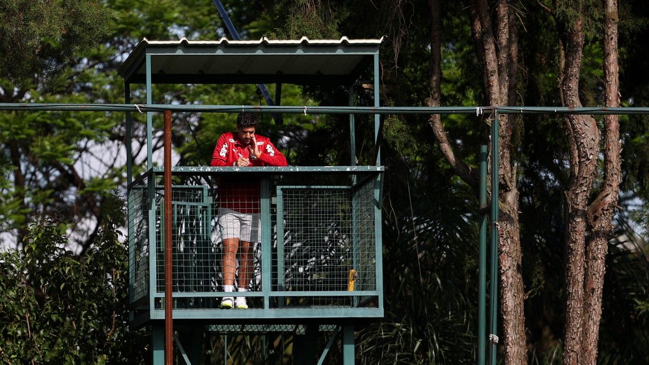 Treino do Palmeiras com Piquerez, Andreas Pereira e Vitor Roque