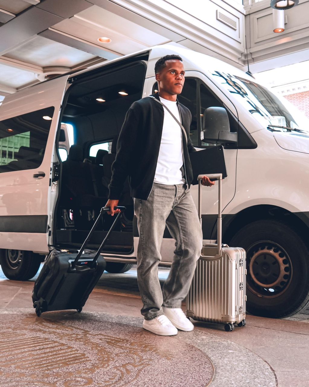 Jhon Arias chegando à seleção colombiana