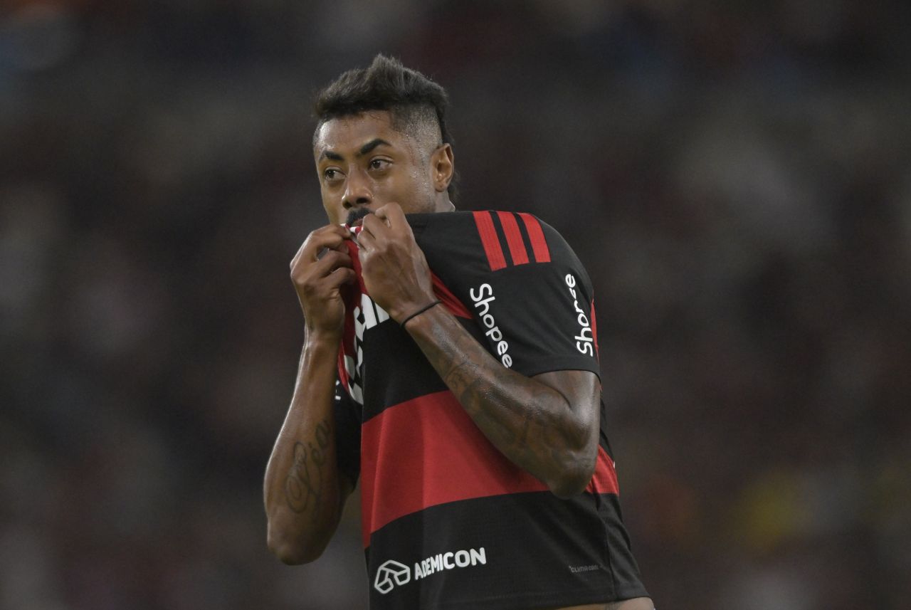 Bruno Henrique em ação pelo Flamengo