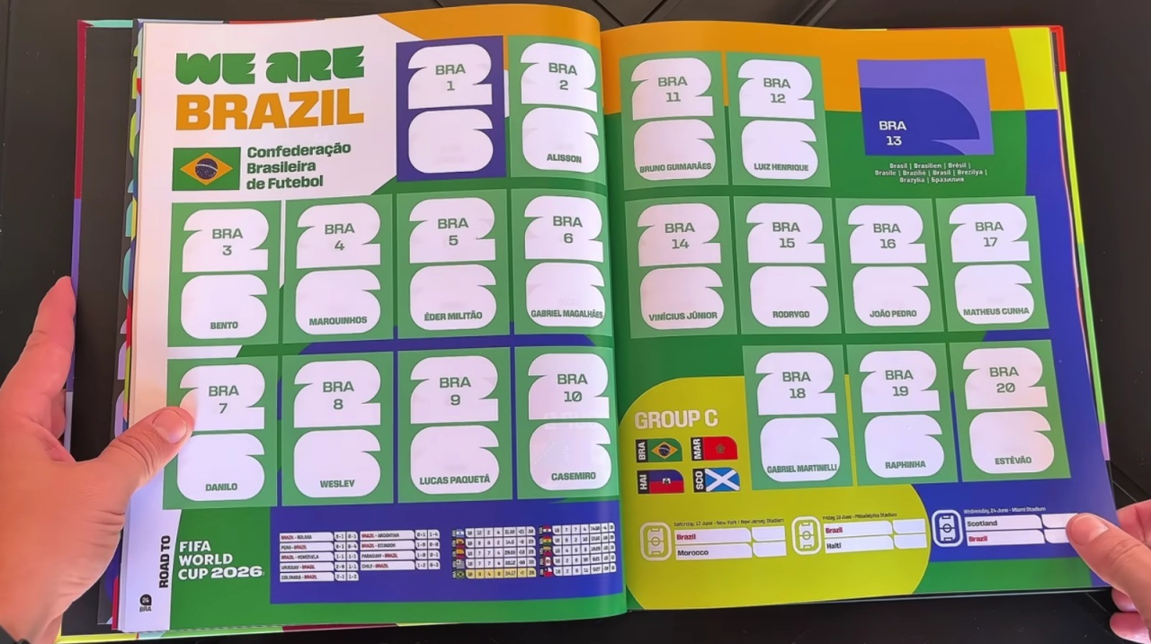 Capa do álbum da Copa 2026 da Panini