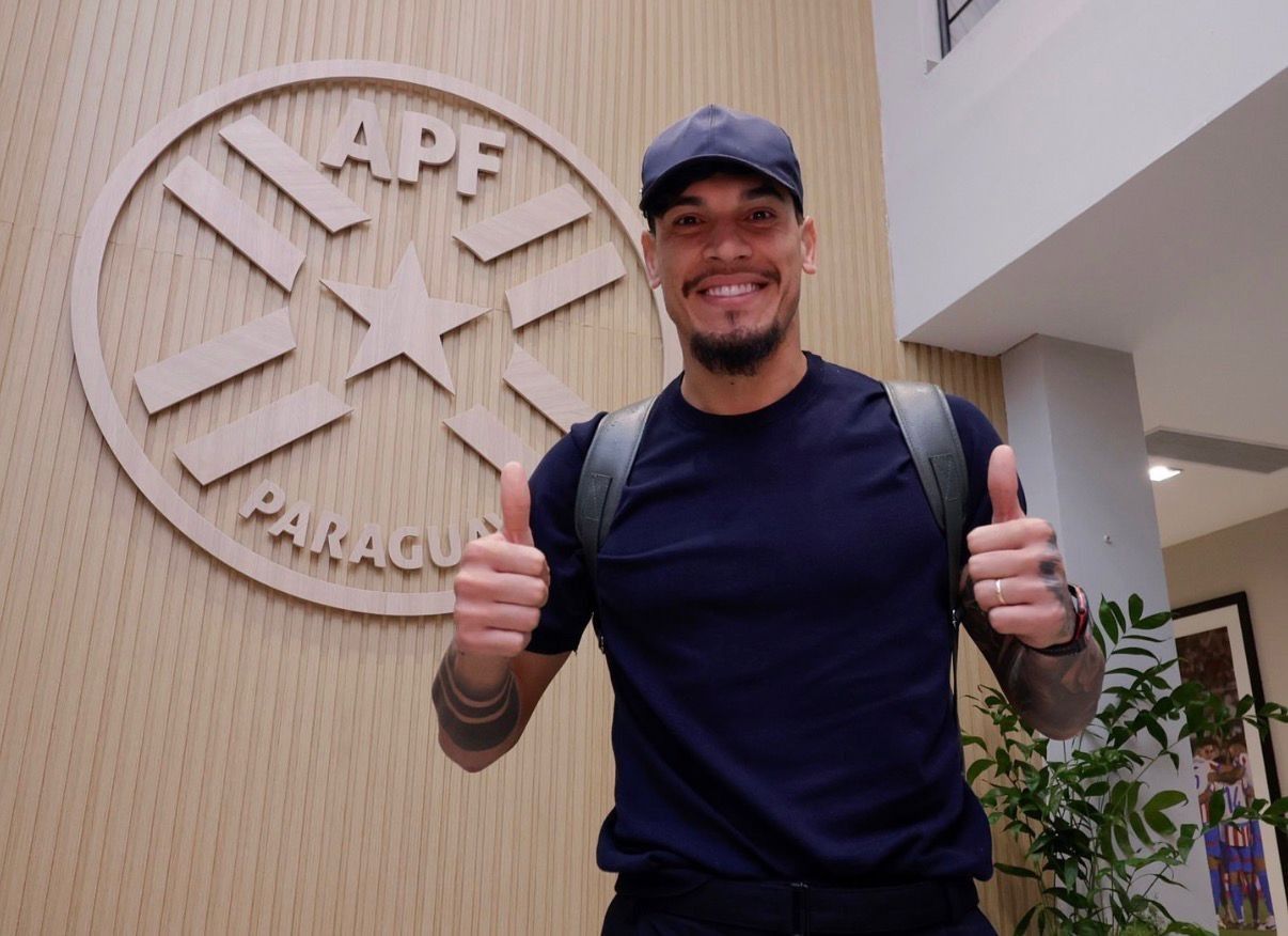 Gustavo Gómez com a seleção do Paraguai