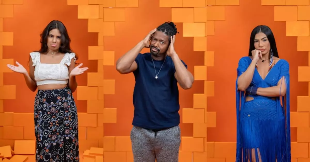 Gabriela, Marciele e Leandro Boneco no BBB26