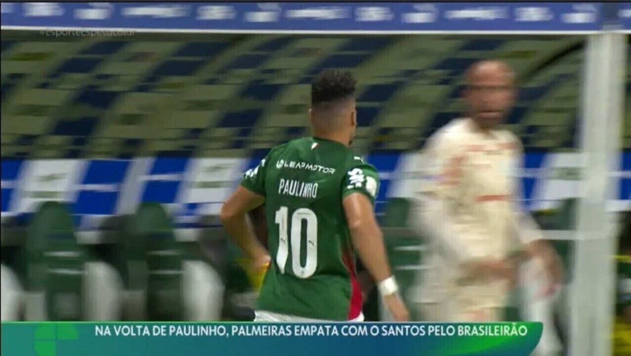 Paulinho no CT do Palmeiras