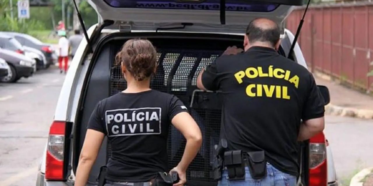 Agentes da PCDF em operação para apreensão de equipamentos eletrônicos