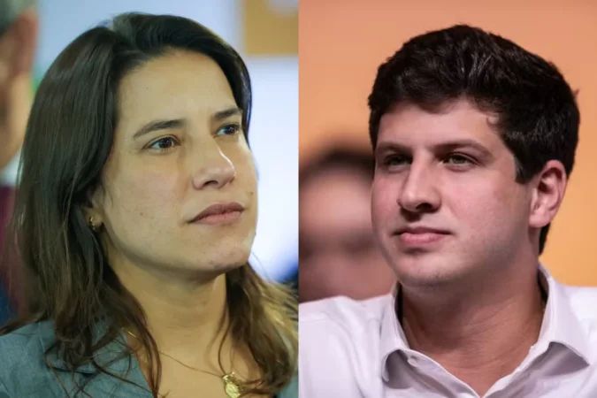 Raquel Lyra e João Campos lado a lado