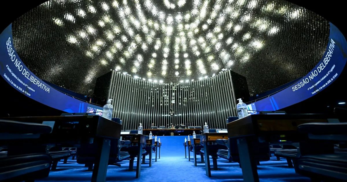 Plenário do Senado em Brasília