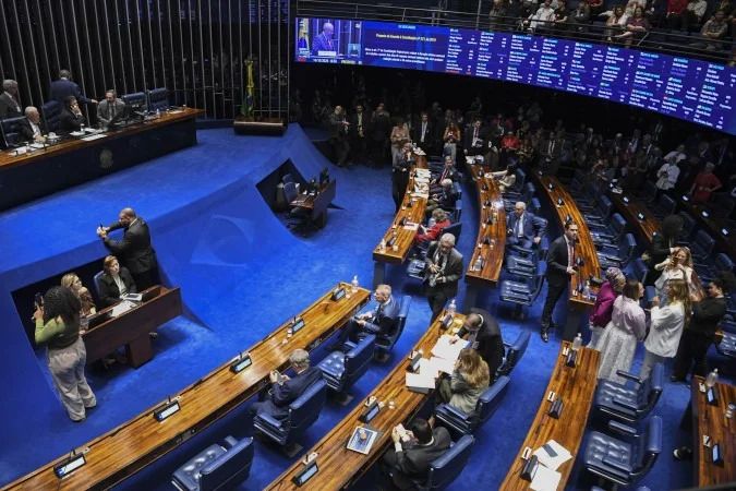 Plenário do Senado em Brasília