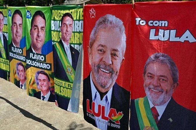 Gráfico comparativo de pesquisas pós-1º turno