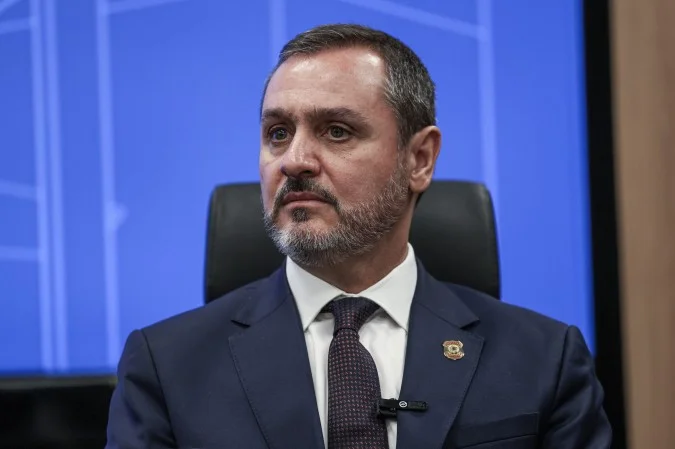 Andrei Rodrigues na cerimônia de formatura da Polícia Federal