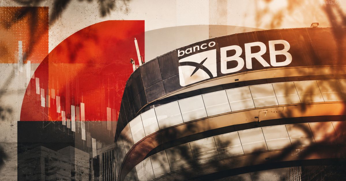 Fachada do BRB em Brasília