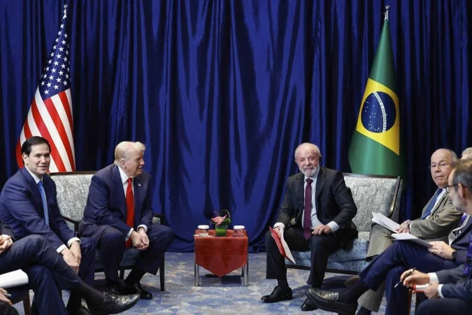 Presidente Lula ao chegar aos Estados Unidos