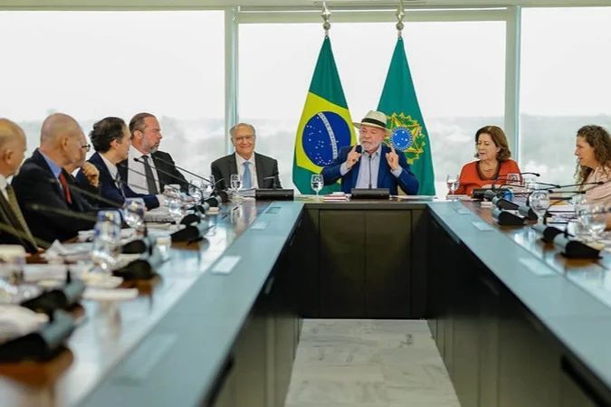 Palácio do Planalto à noite