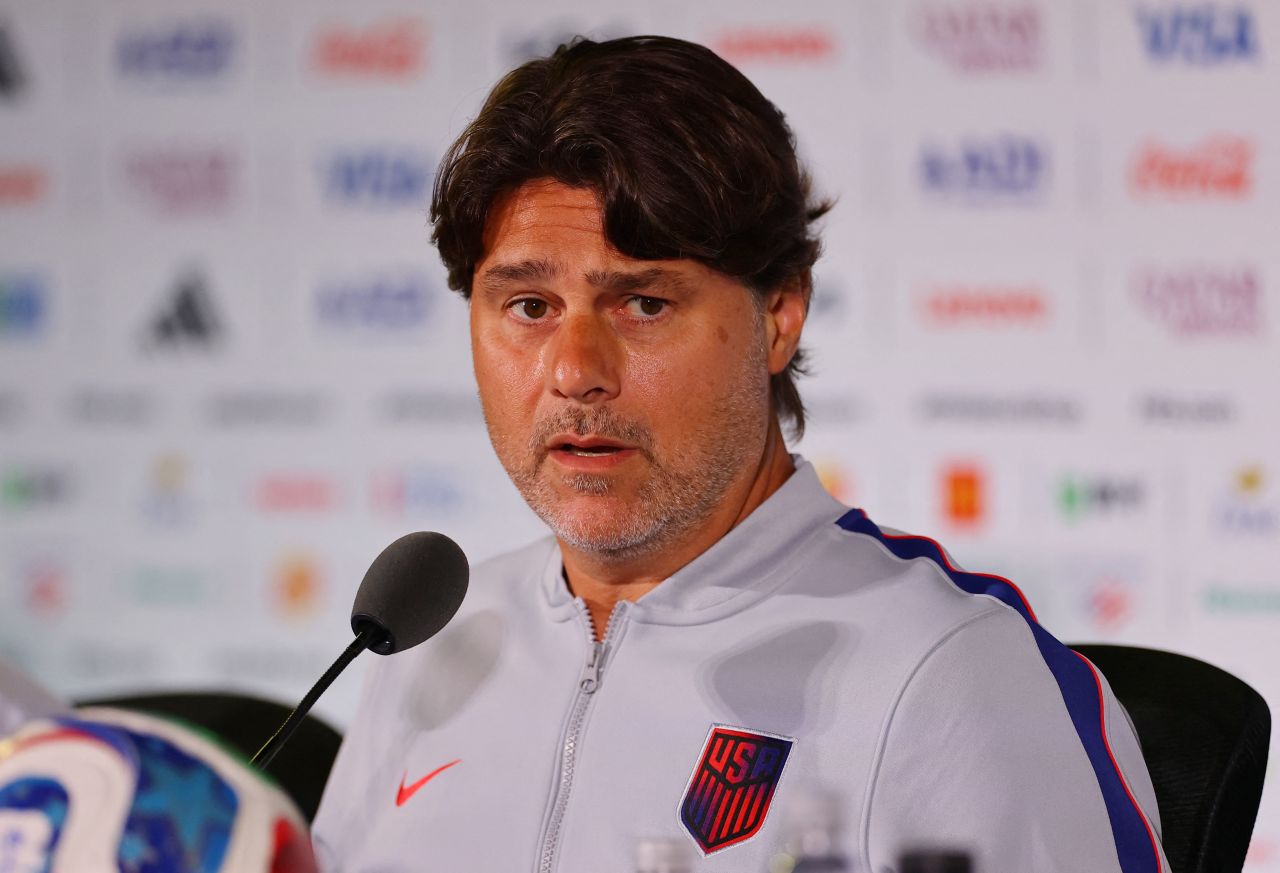 Mauricio Pochettino na coletiva no SoFi Stadium