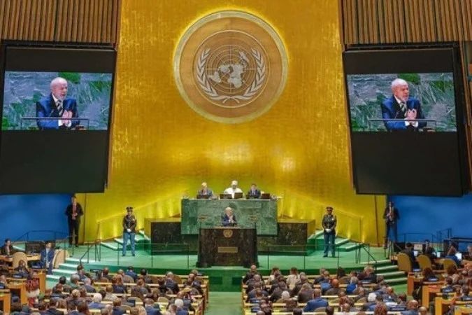 Plenário da Assembleia Geral da ONU em Nova York