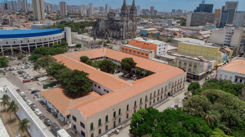Trecho preservado do forte que originou o nome Fortaleza