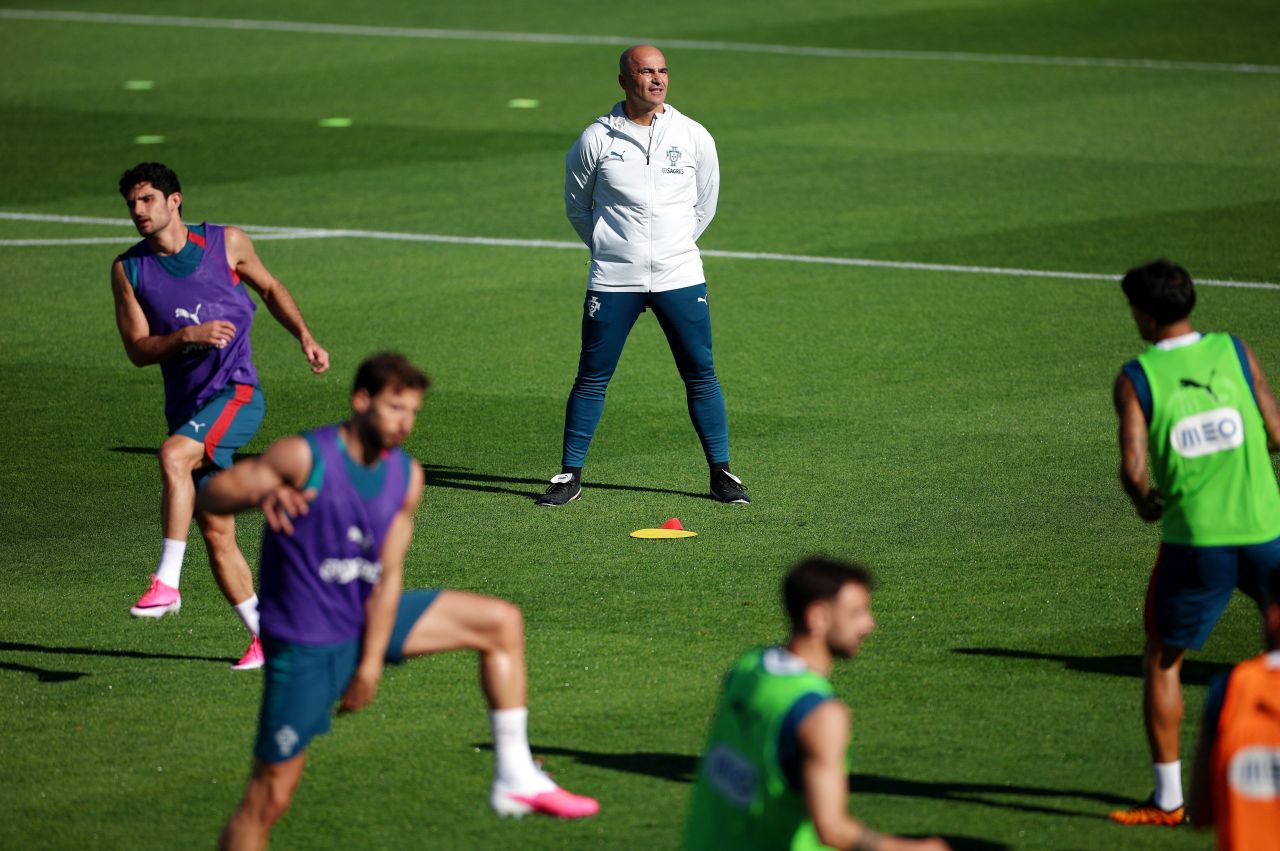 Ricardo Velho treinando com a seleção de Portugal