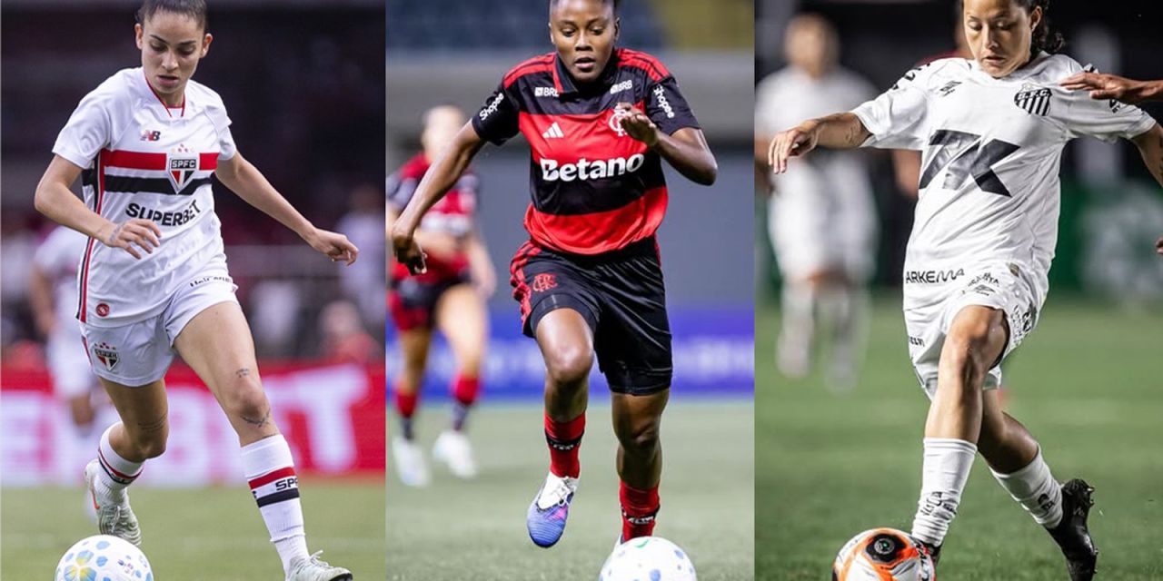 Kaylane, Evelin Bonifácio e Isa, finalistas à Jogadora Revelação do Prêmio Para Elas 2026