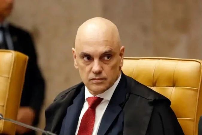 Alexandre de Moraes em sessão do STF