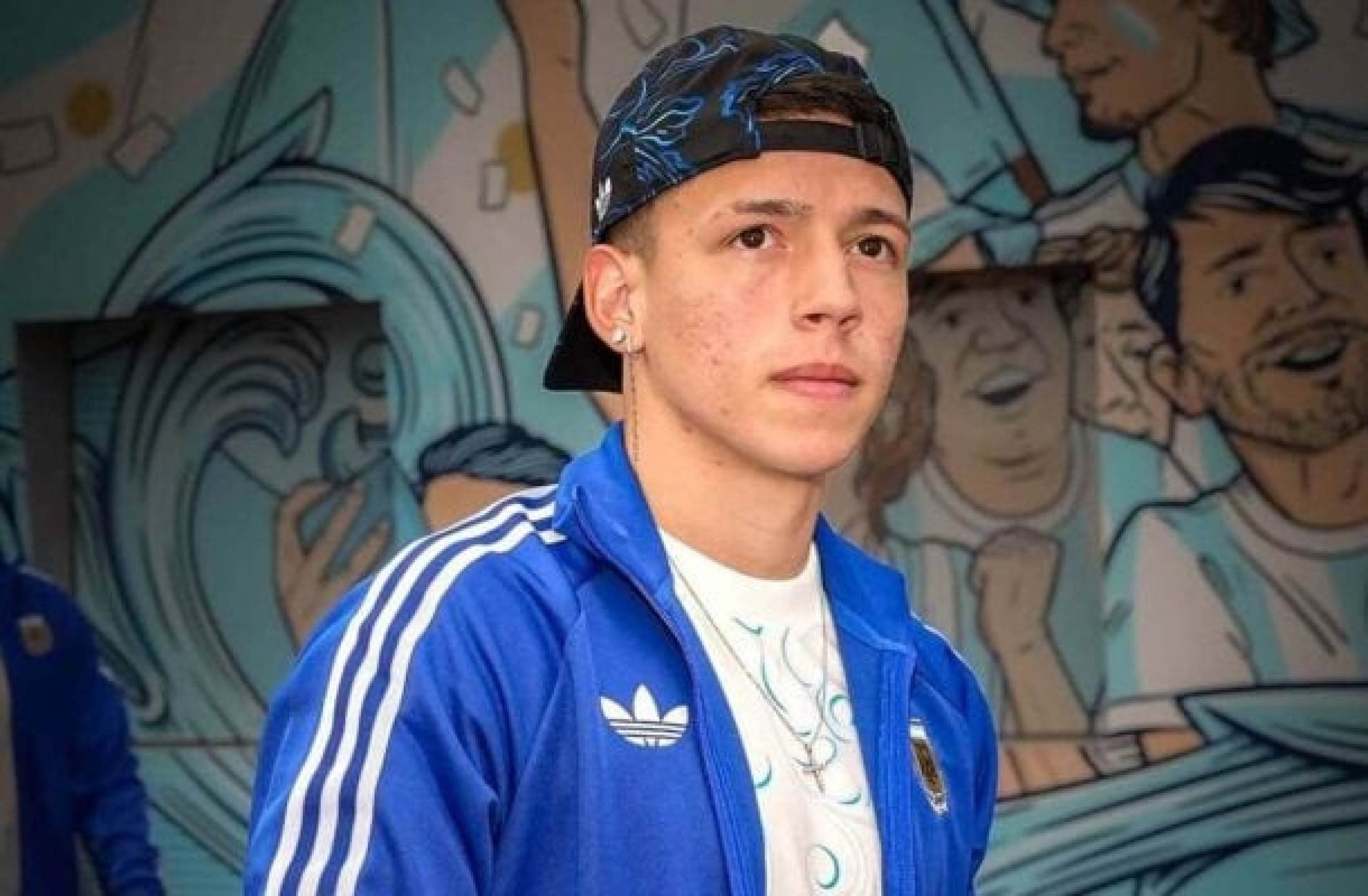 Gianluca Prestianni em entrevista à Telefe