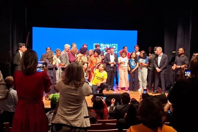 Lançamento do programa Porta-Vozes do presidente Lula com ministros e parlamentares