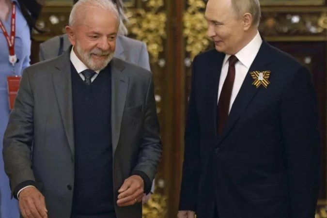 Vladimir Putin e Luiz Inácio Lula da Silva