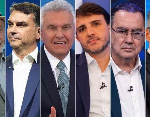 Gráfico com percentuais da pesquisa Quaest sobre transferência de votos entre candidatos