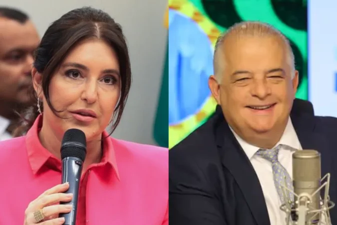 Candidatos ao Senado em São Paulo em evento de campanha