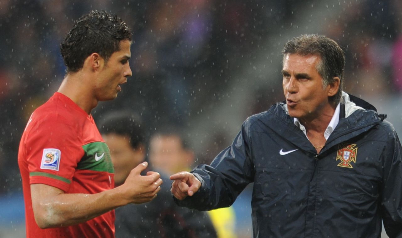 Carlos Queiroz em anúncio como técnico da seleção de Gana