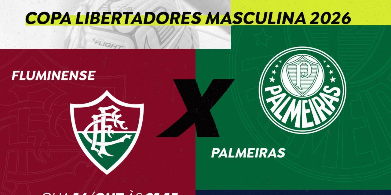 Jogadores de Fluminense e Palmeiras no gramado do Maracanã