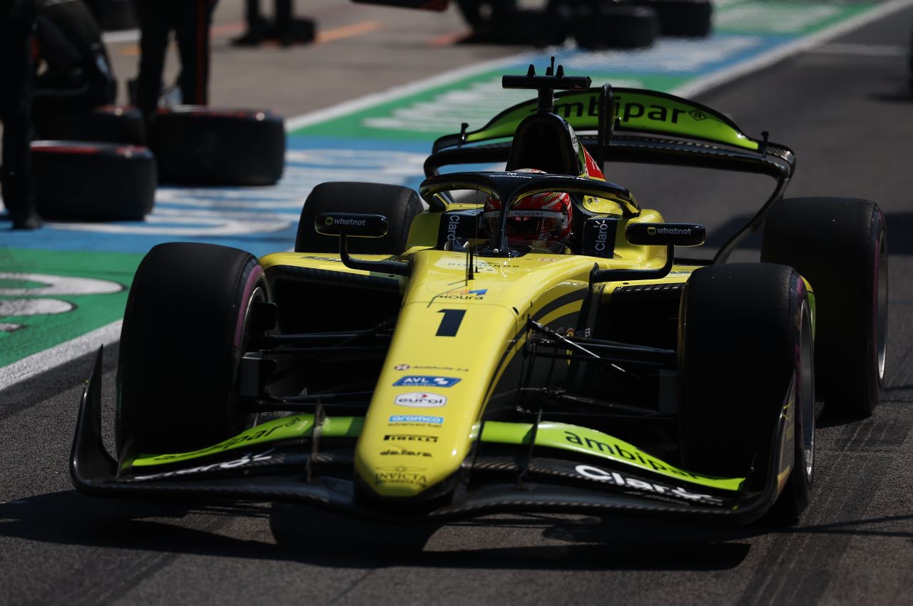 Rafael Câmara durante a corrida principal da F2 na Áustria