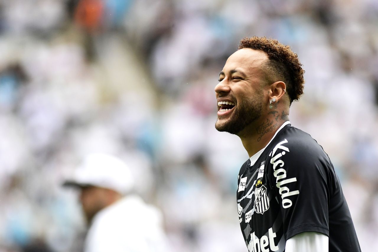 Neymar em entrevista após jogo pelo Santos