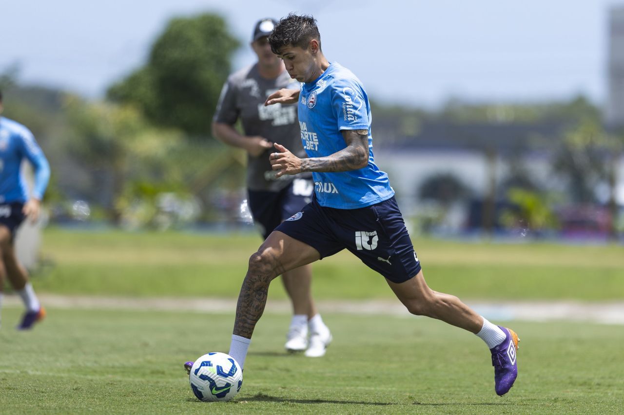 Ramos Mingo em treino do Bahia