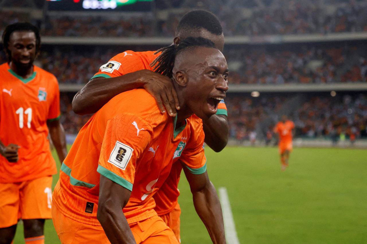 Yan Diomande em ação pelo RB Leipzig