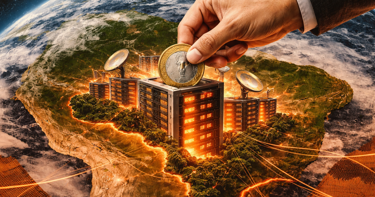 Sala de servidores em data center