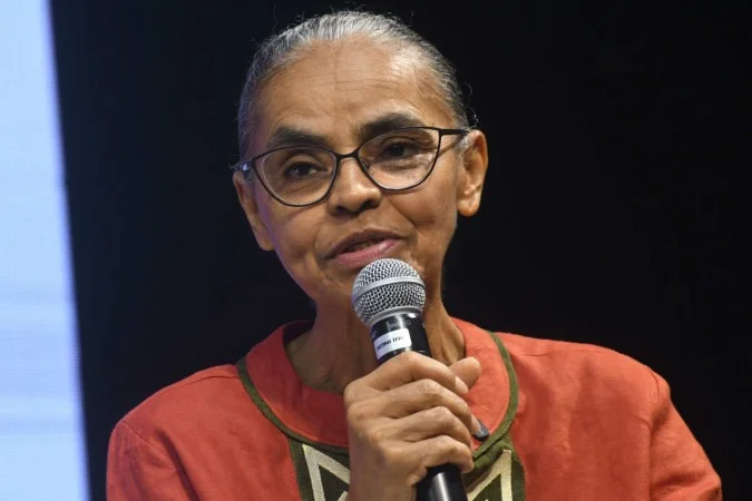 Marina Silva em pronunciamento