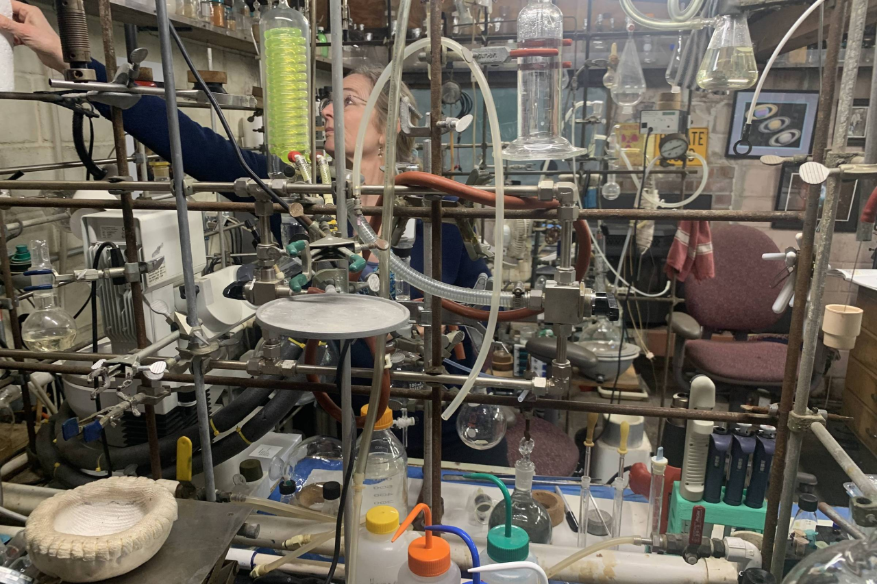 Barracão do laboratório dos Shulgins