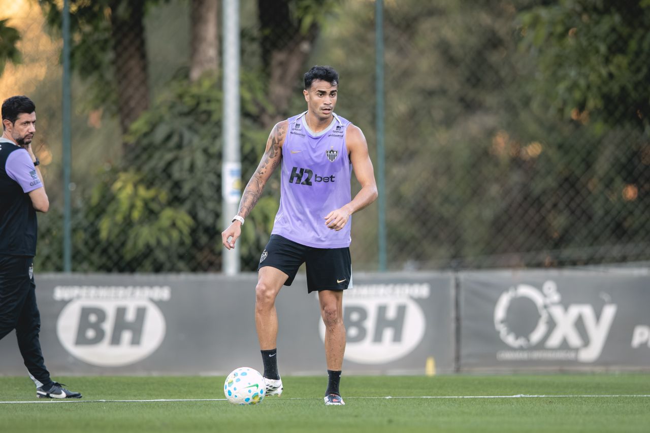 Reinier em atividade pelo Atlético-MG na Arena MRV