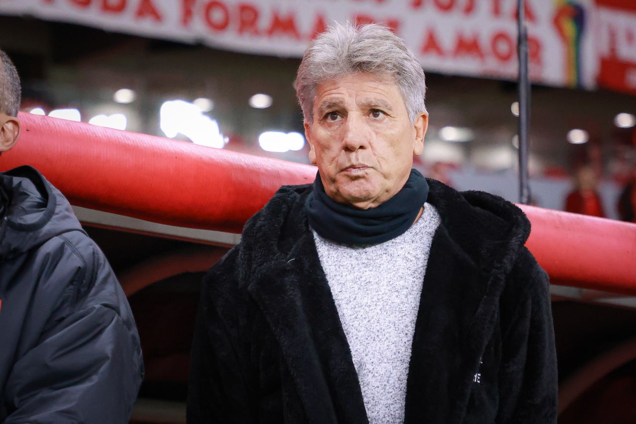 Renato Gaúcho em coletiva após jogo Vasco x Internacional