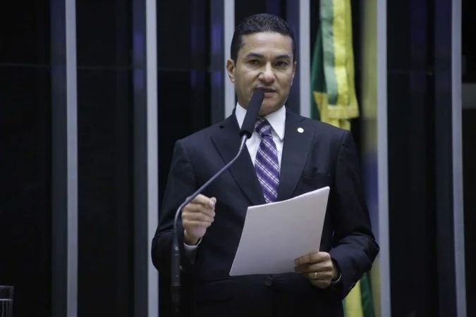 Marcos Pereira durante convenção nacional do Republicanos