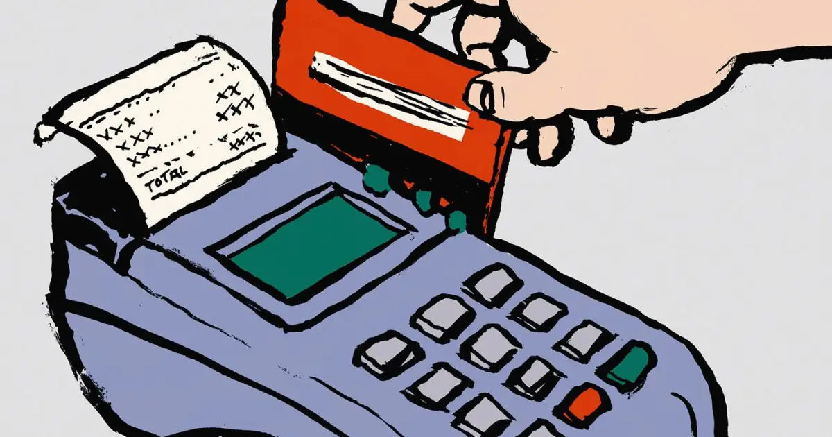 cartões de crédito empilhados