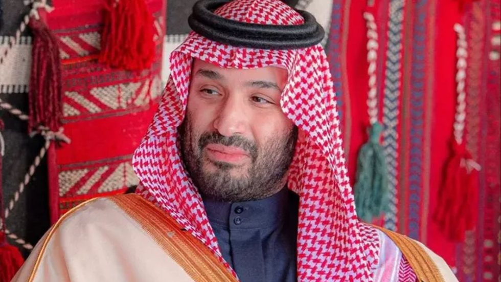 Mohammed bin Salman durante cerimônia oficial