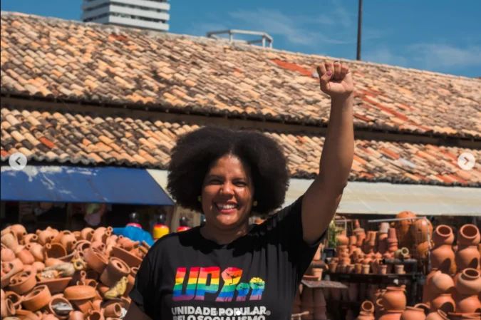 Samara Martins, candidata da Unidade Popular