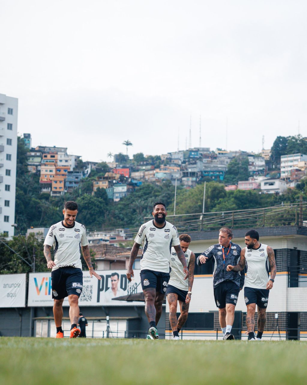 Treino do Santos no CT Rei Pelé