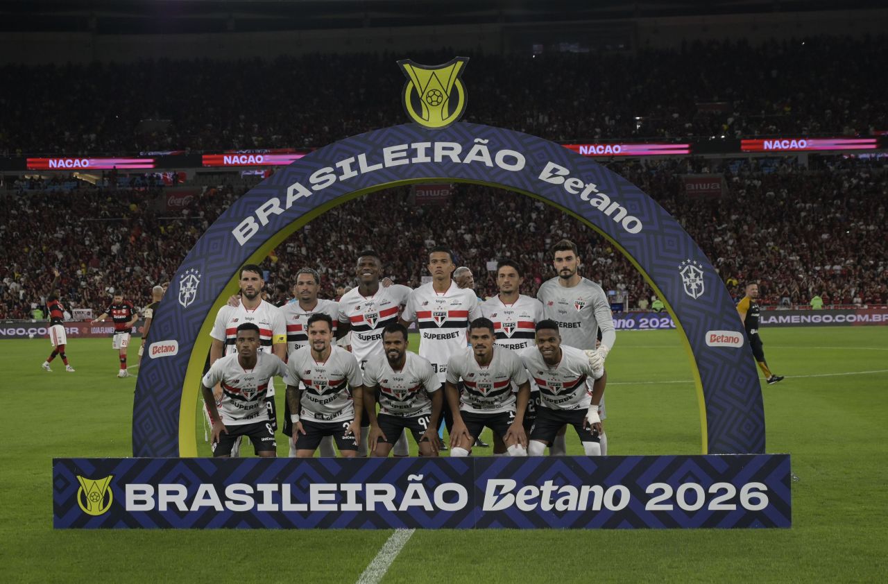São Paulo e Flamengo no Maracanã