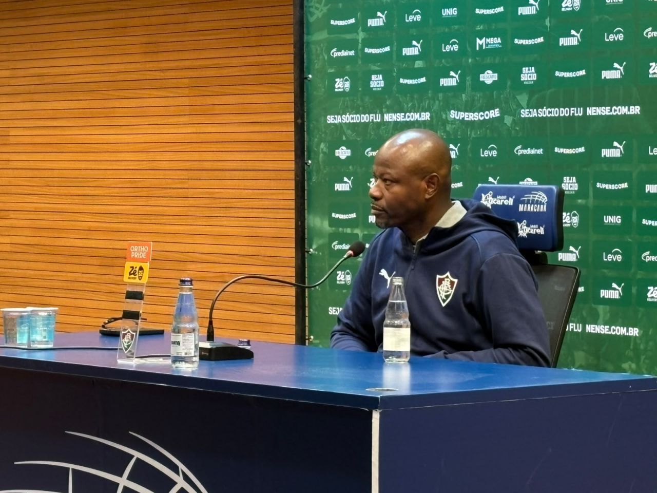 Marcão em coletiva após Fluminense 4 a 0 Coritiba