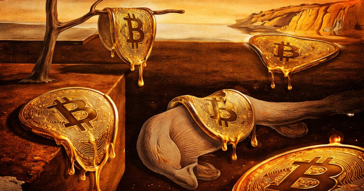 Michael Saylor e símbolo do bitcoin