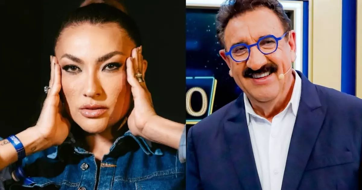Thayse Teixeira em participação no Programa do Ratinho