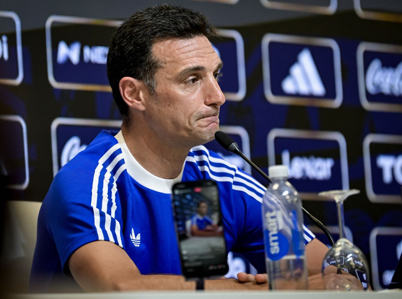 Lionel Scaloni em entrevista após divulgação de pré-lista