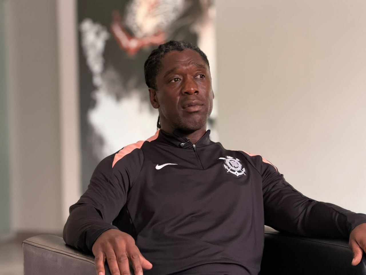 Clarence Seedorf em entrevista coletiva
